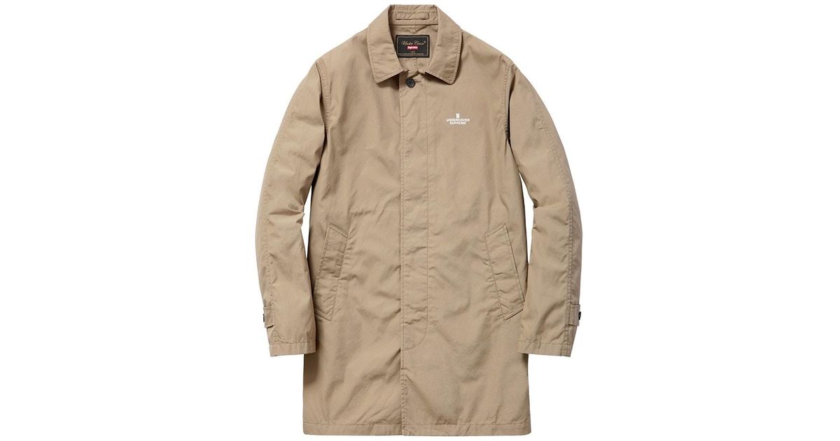 supreme undercover trench coat
