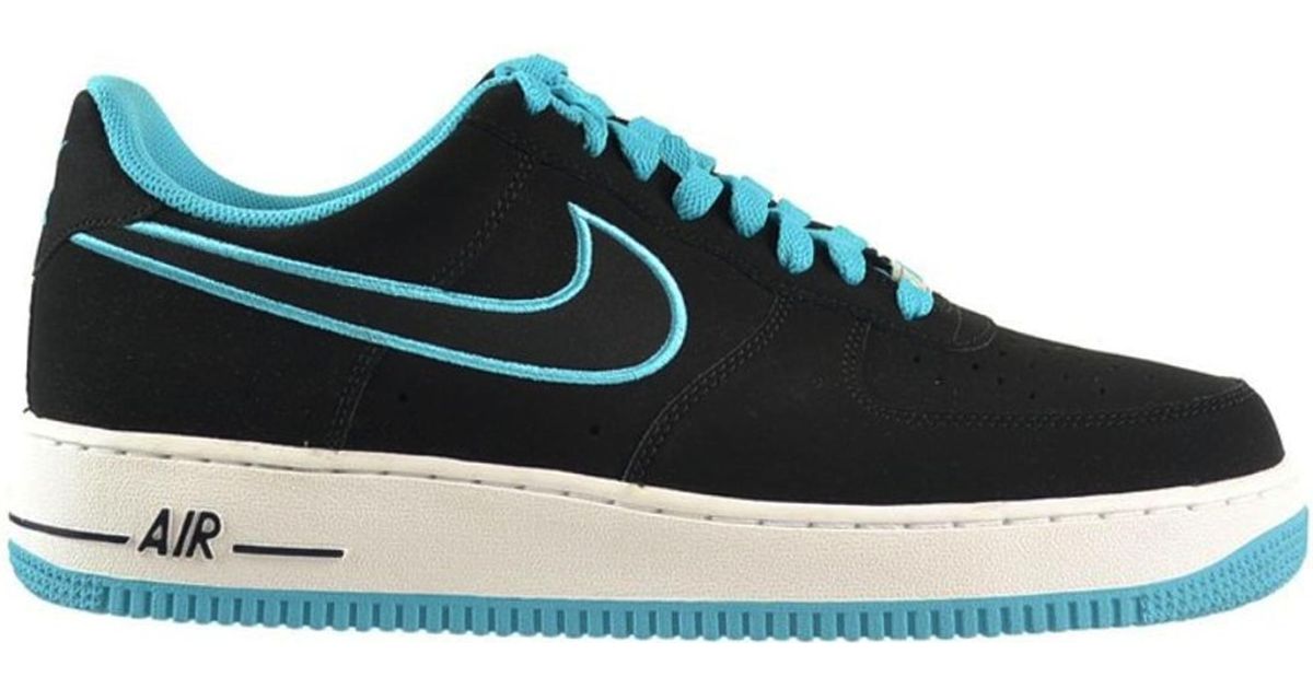 Nike Air Force 1 Low Black Turquoise 