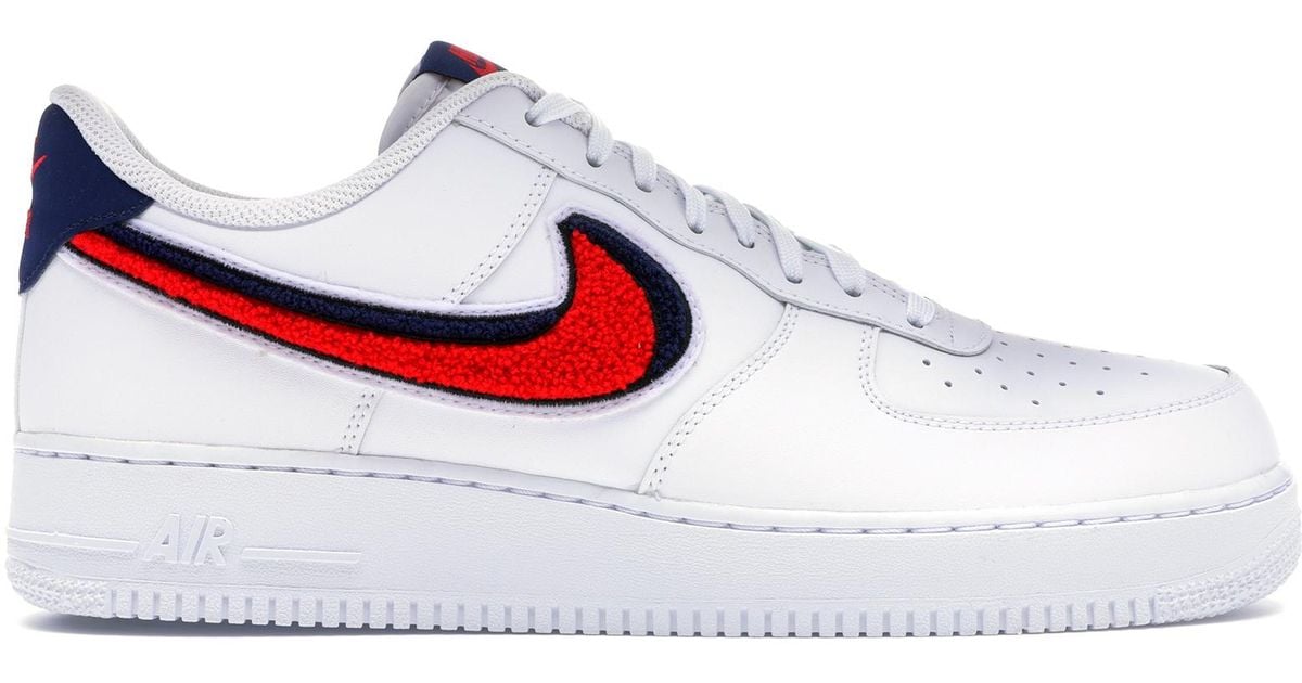 air force one blue and red swoosh