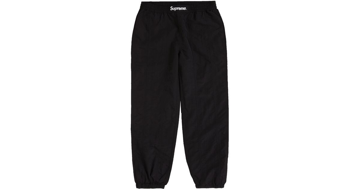 paneled warm up pant