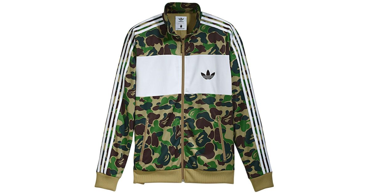 bape x adidas abc camo track jacket black