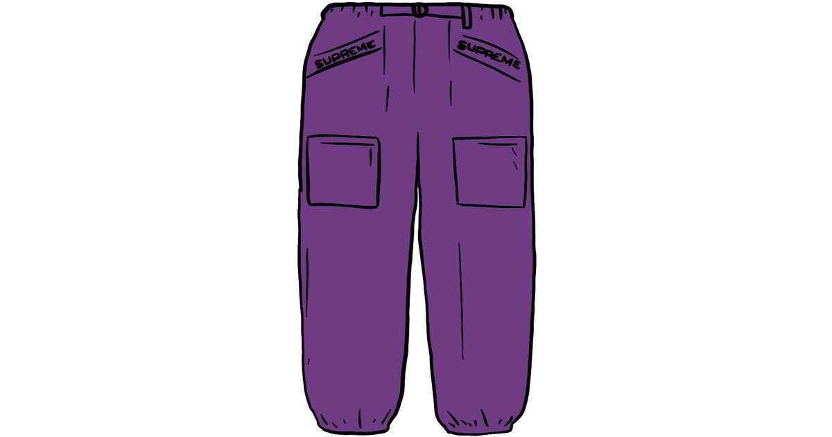 supreme utility belted pant