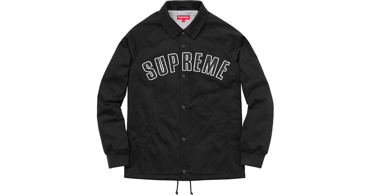 supreme twill coaches jacket