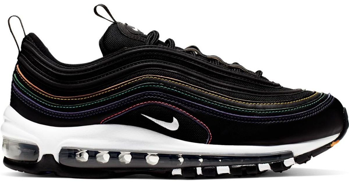 nike air max 97 black multi stitch