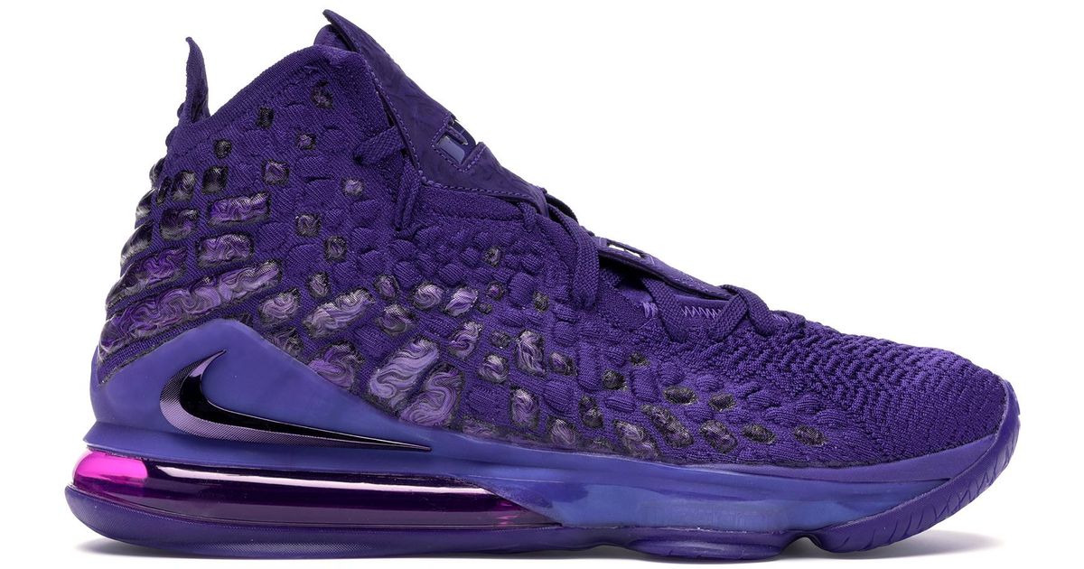 lebrons purple and white