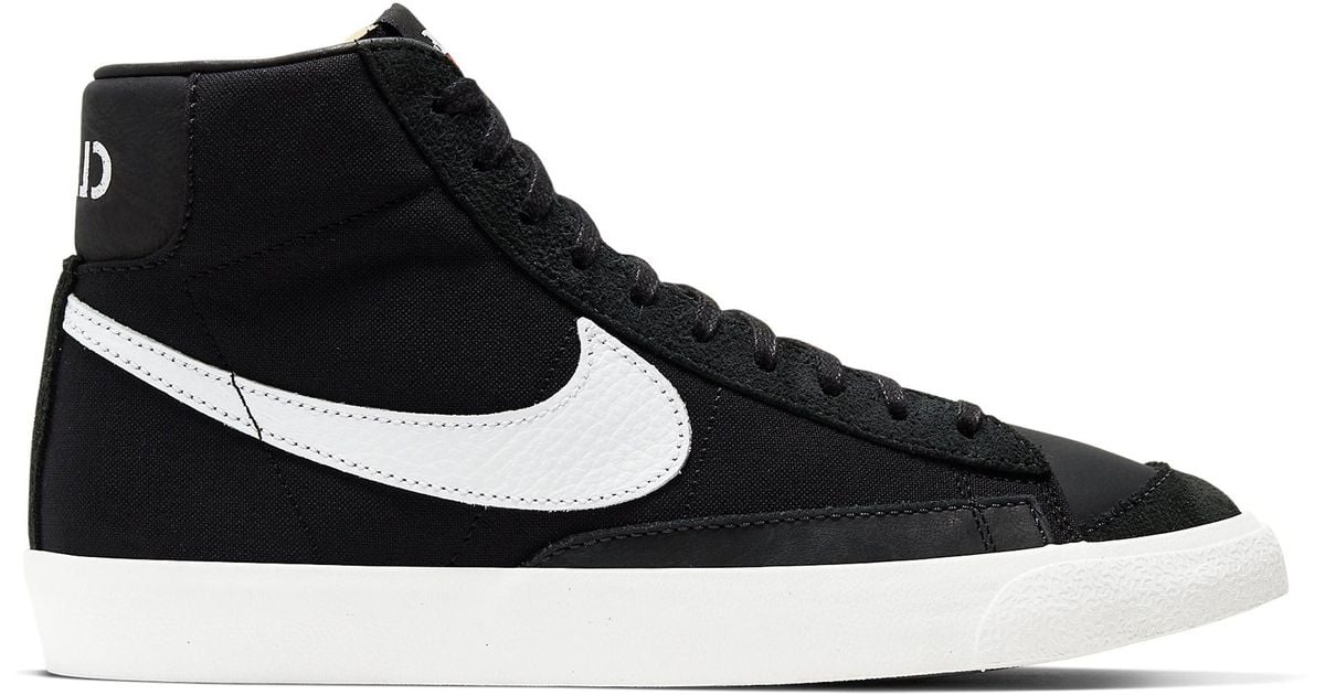 nike blazer vintage 77 black white