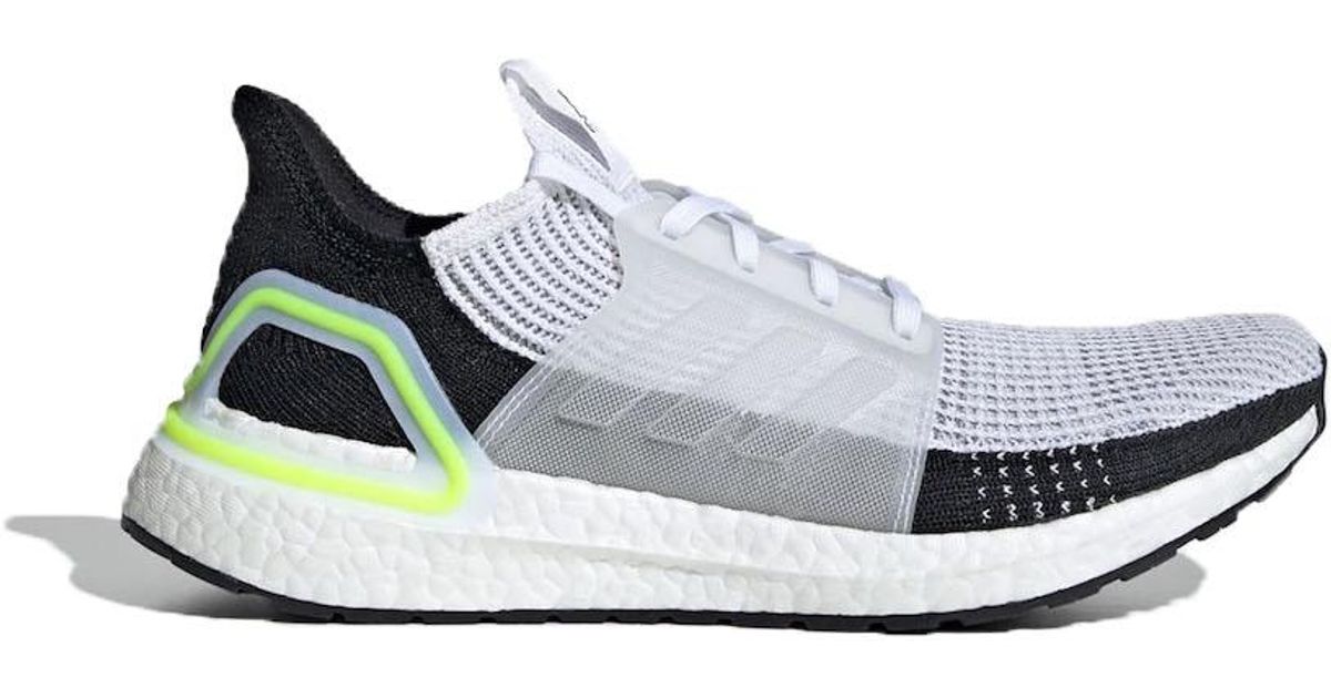 adidas ultra boost 19 white black