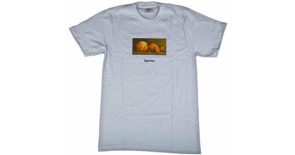supreme orange peel tee
