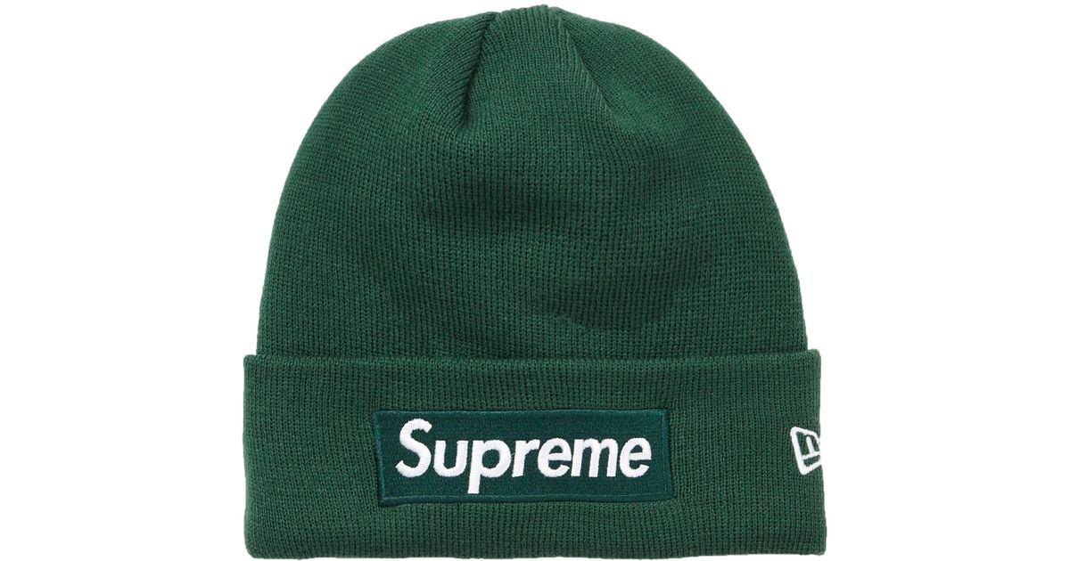 supreme beanie green