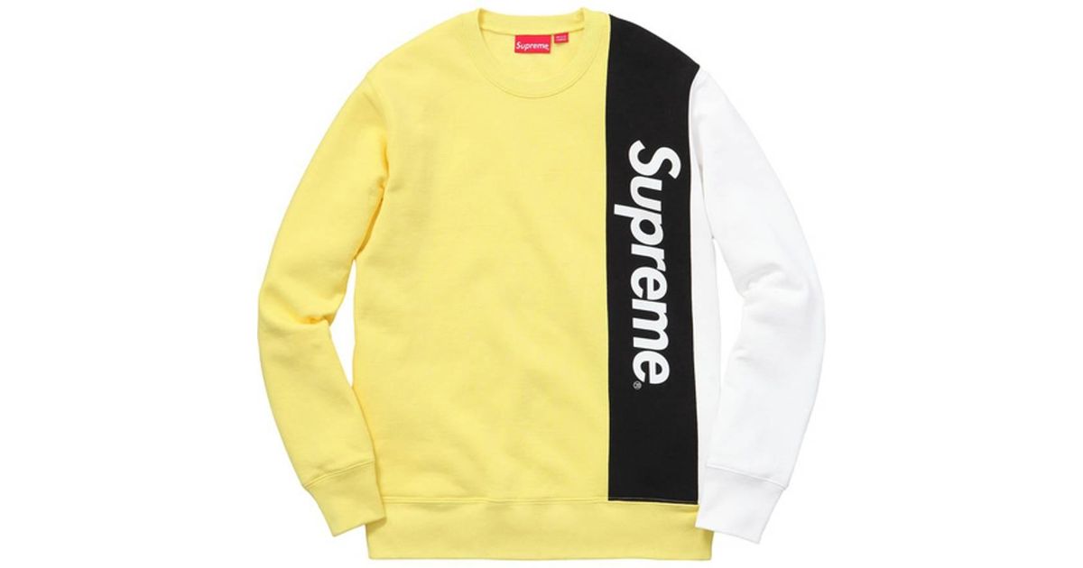 pale yellow crew neck