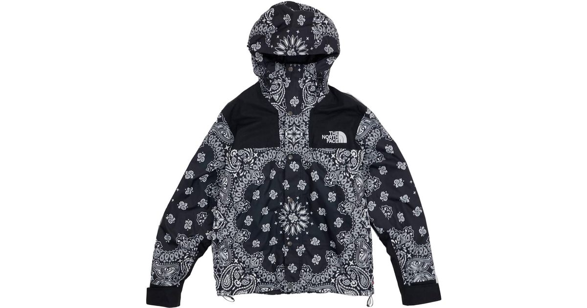 supreme north face red bandana jacket
