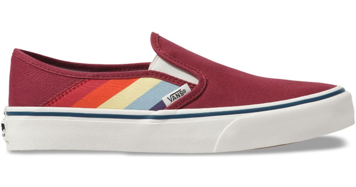 pride slip on vans