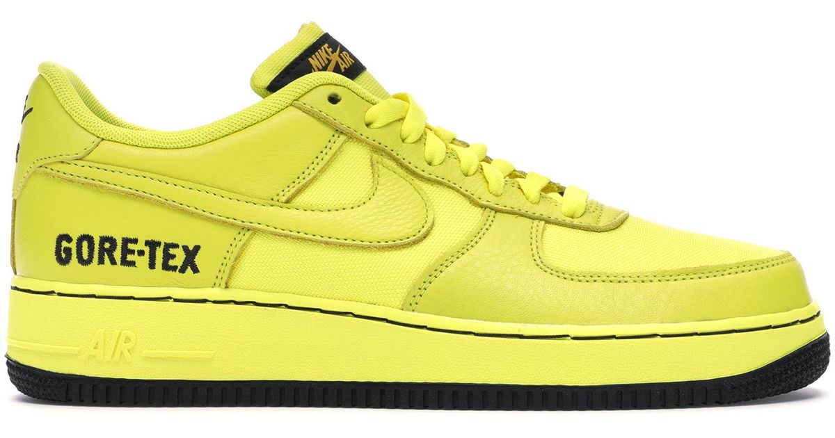 air force one gore tex yellow