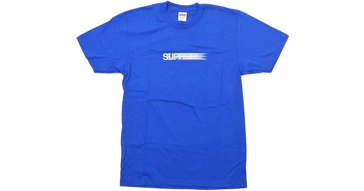 royal blue supreme shirt