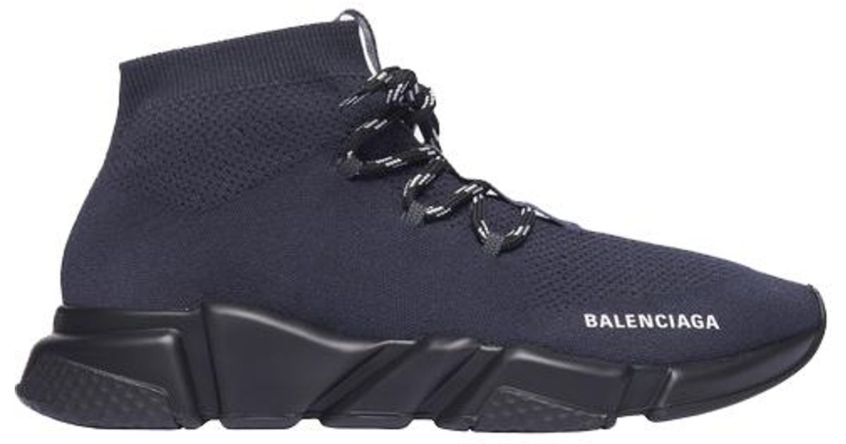balenciaga speed lace up grey