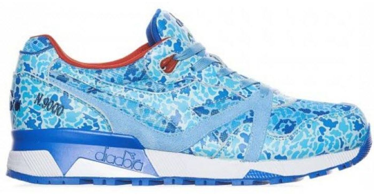 diadora n9000 premium sky blue vivid