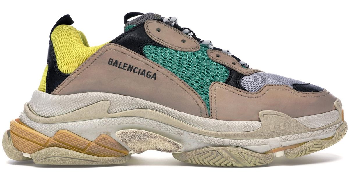 green yellow triple s