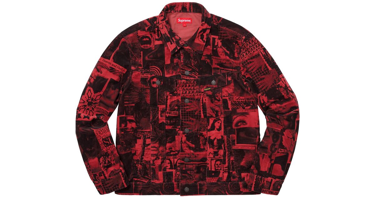 supreme thorn trucker jacket
