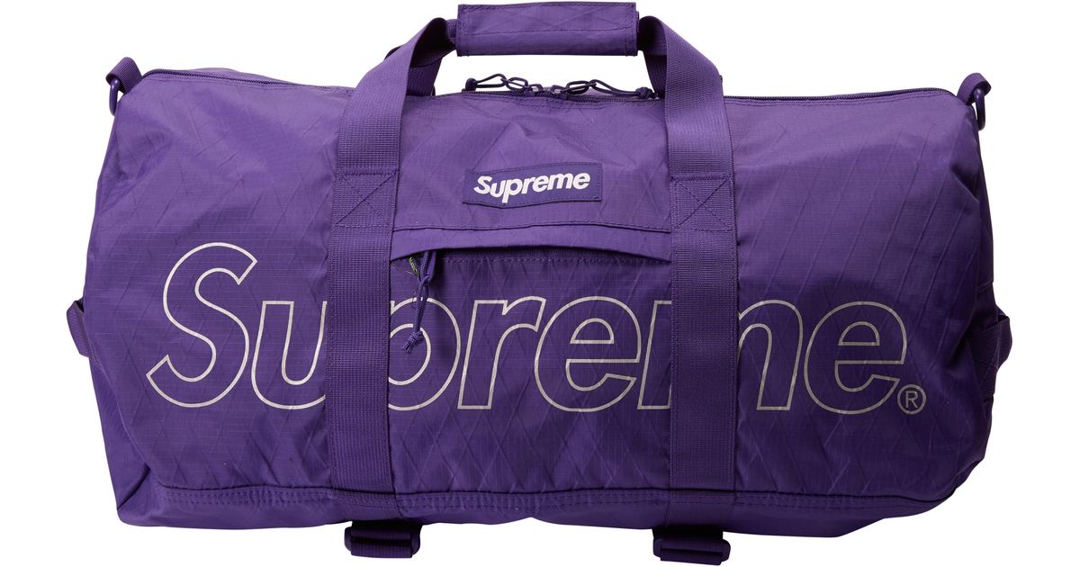 supreme shoulder bag fw18 purple