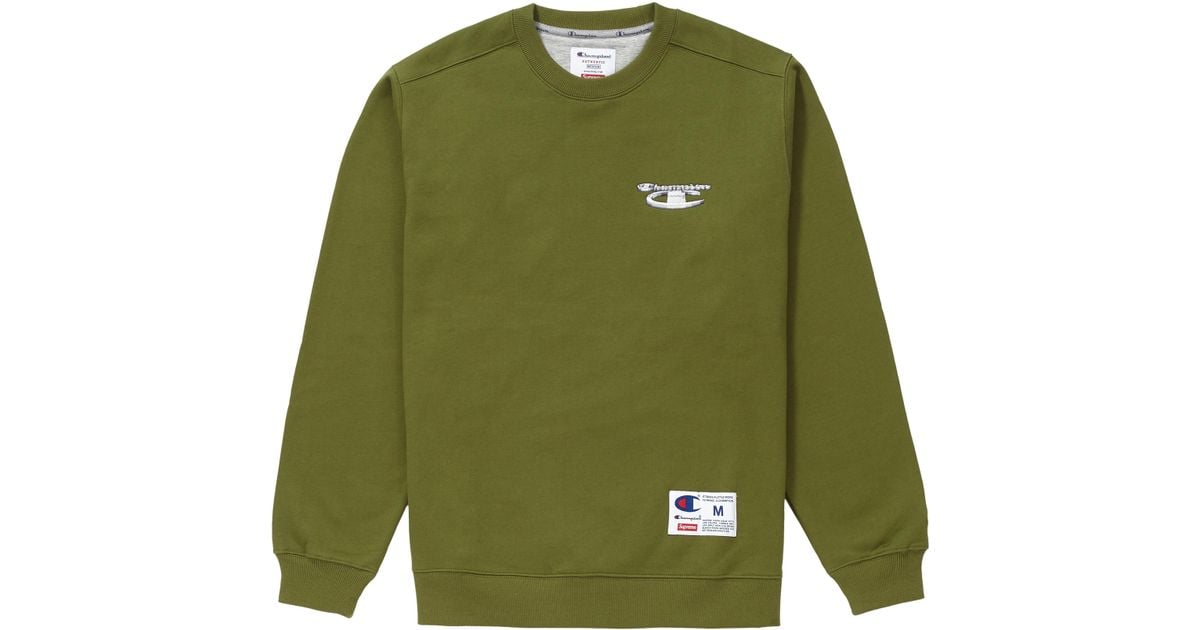 supreme champion 3d metallic crewneck