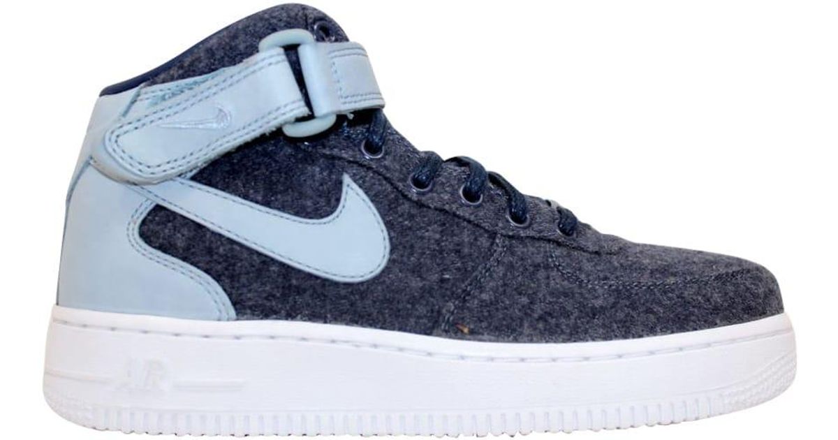 nike air force 1 07 mid leather premium wool