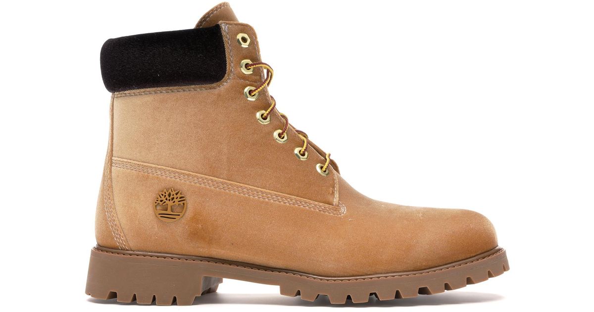 off white timberland wheat