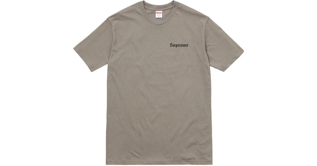 supreme slayer cutter tee