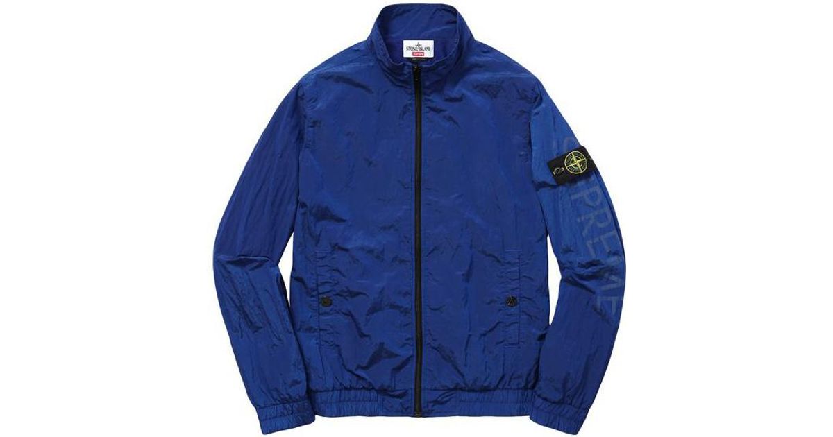 supreme stone island nylon metal track jacket
