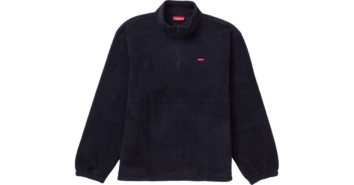 polartec half zip pullover supreme