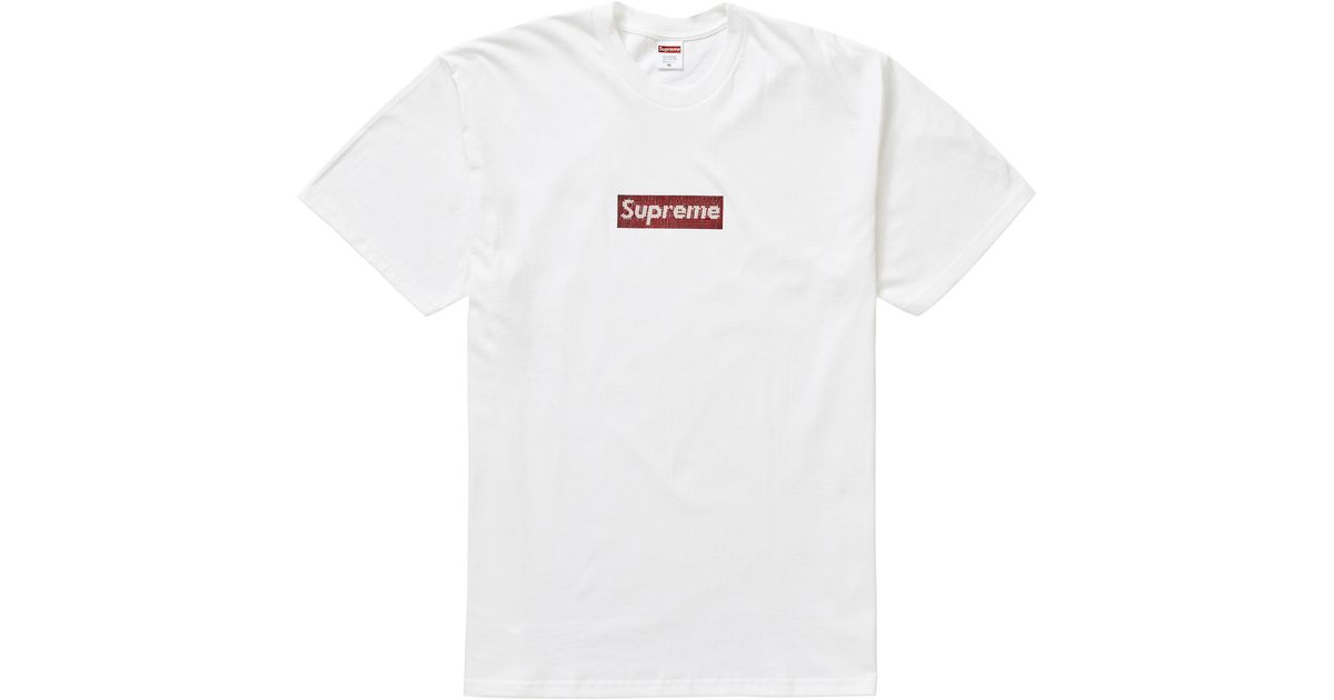 supreme box logo t shirt stockx