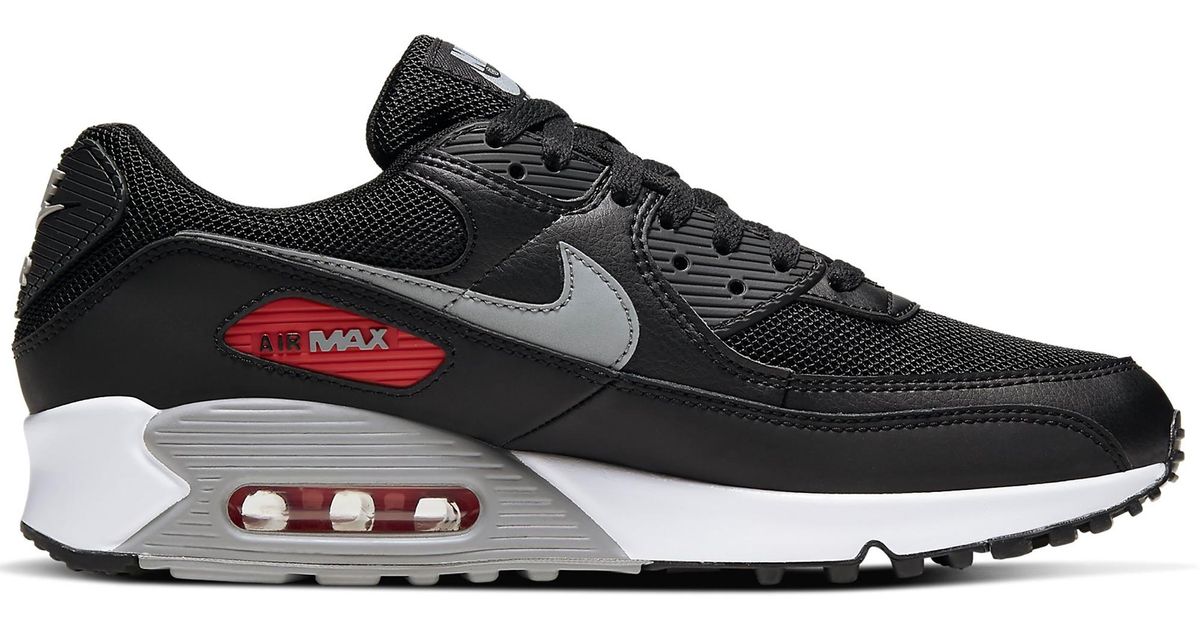 air max 90 black and red