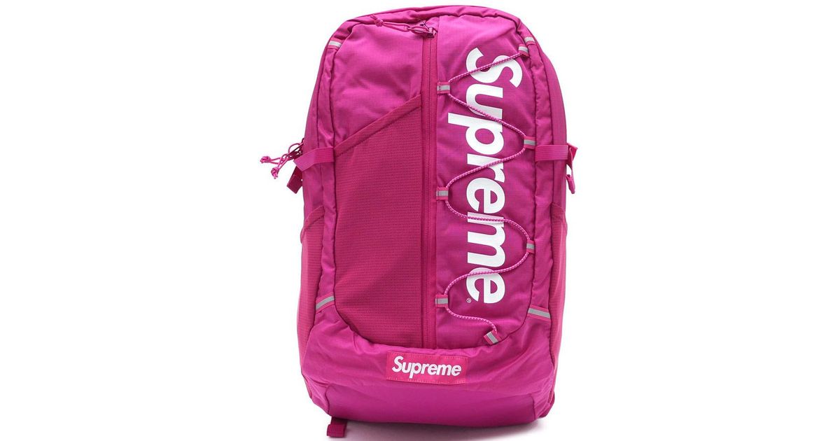 pink supreme bookbag