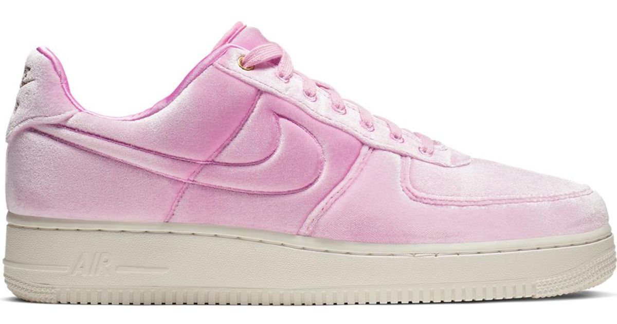 Nike Rubber Air Force 1 '07 Premium 3 'velour' in Pink for Men - Lyst