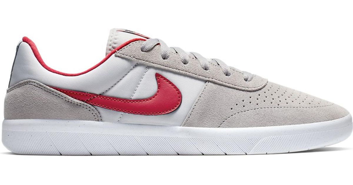 nike sb team classic vast gray & white shoes