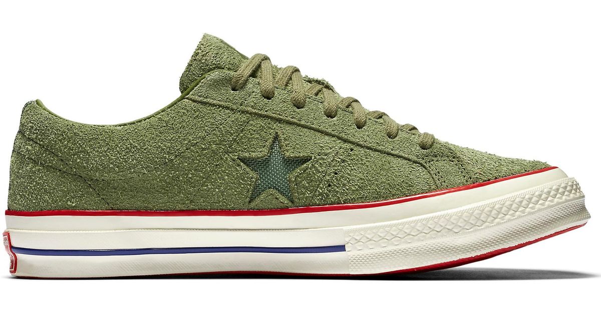 converse one star olive green