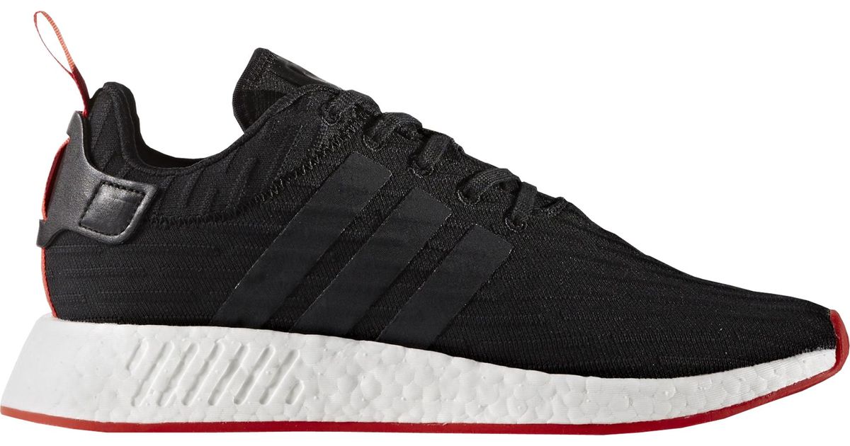 adidas nmd r2 black and red