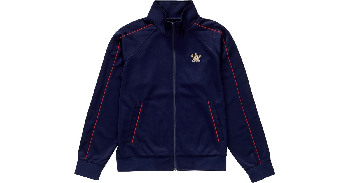 supreme crown track jacket