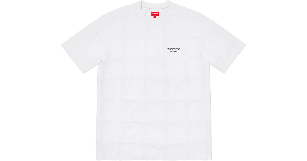 supreme patchwork tee
