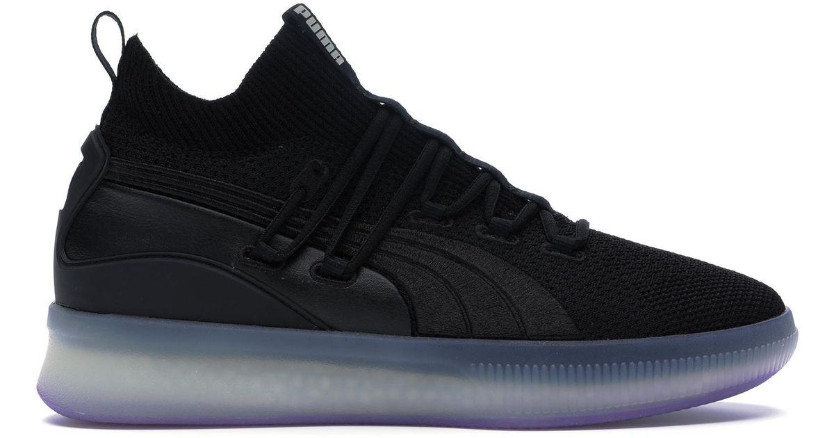 puma clyde court purple