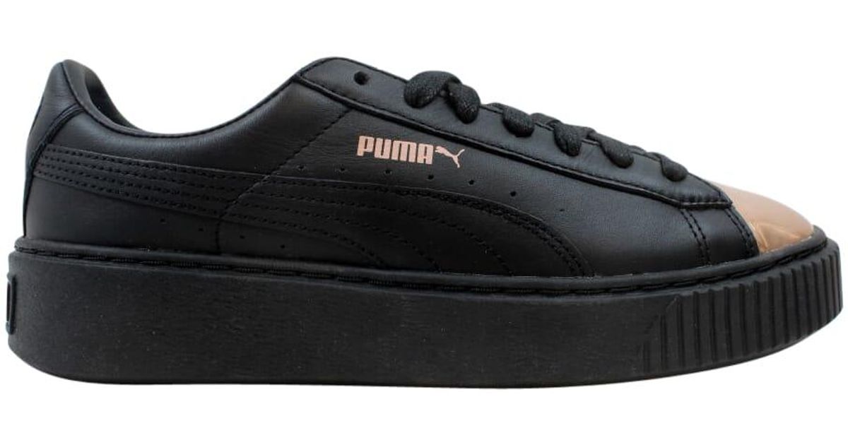 puma basket platform rose