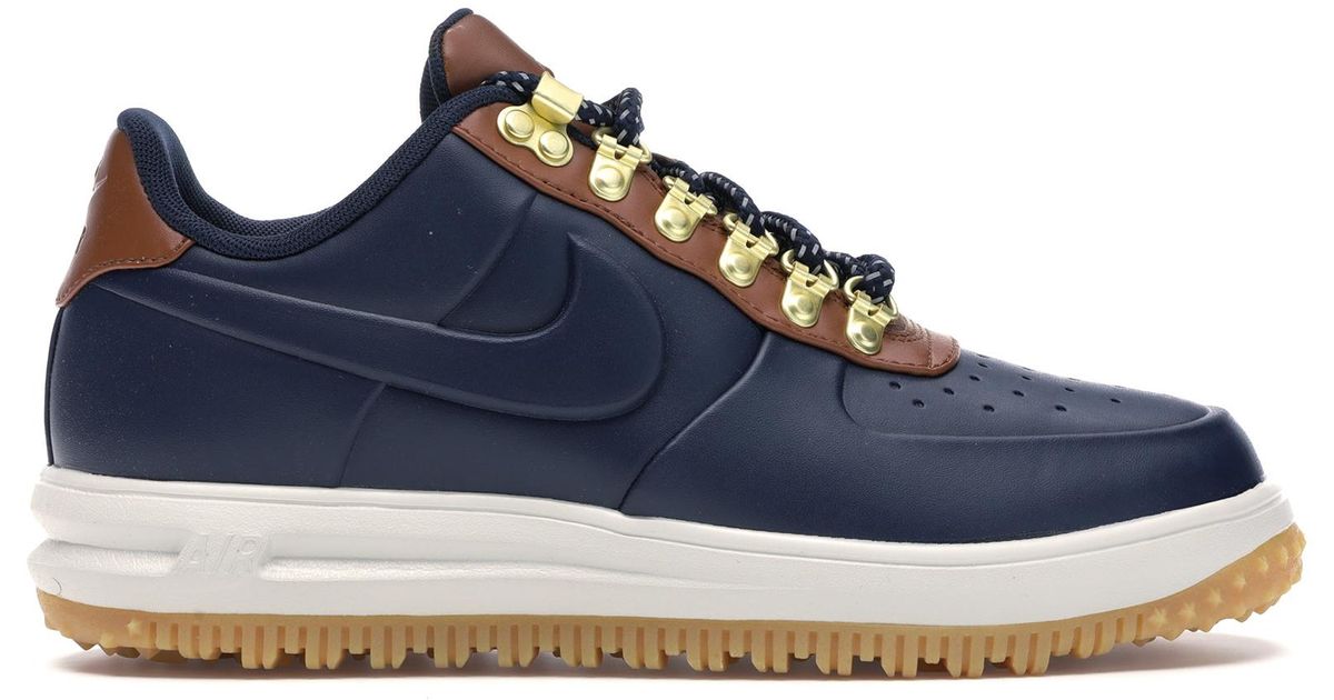 nike lunar force 1 duckboot low blue