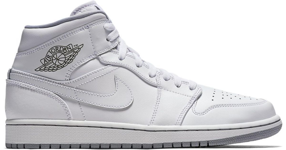 nike wolf grey mids