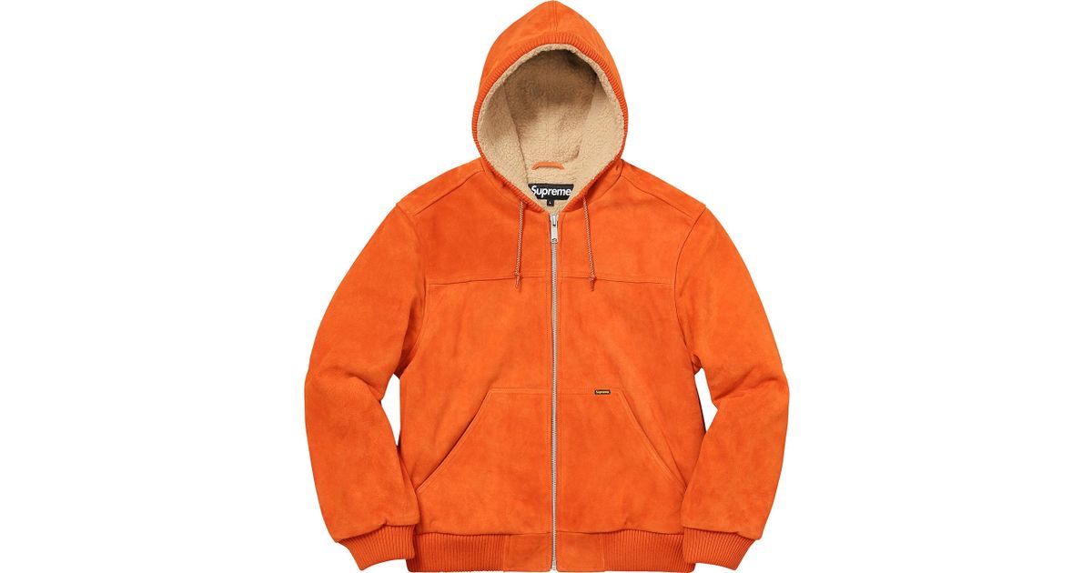 supreme orange jacket