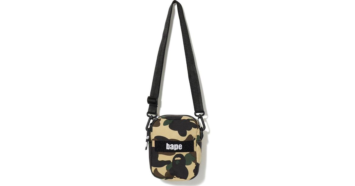 bape 1st camo mini shoulder bag