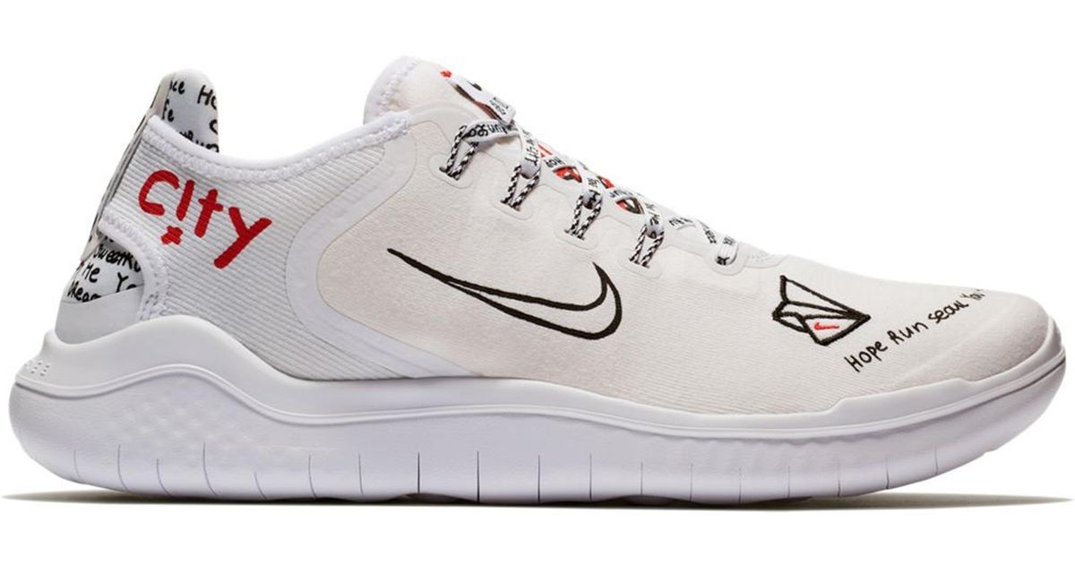mens nike free rn white