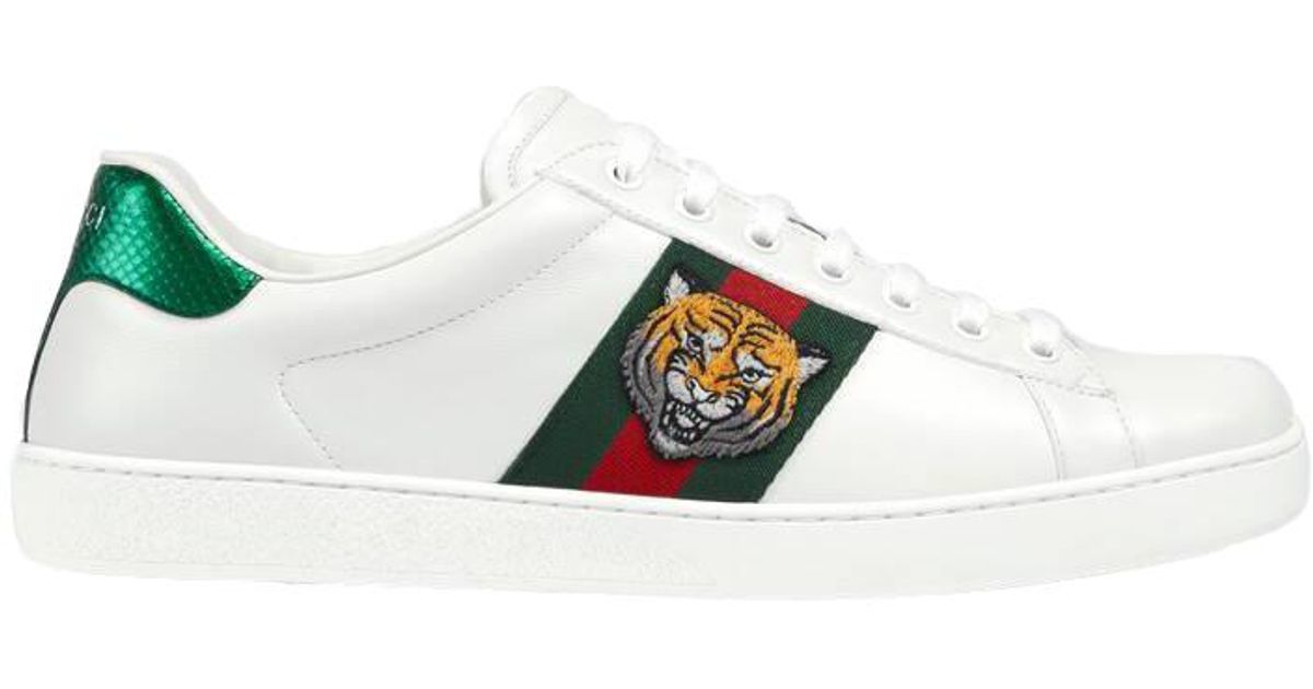 gucci ace tiger sneakers