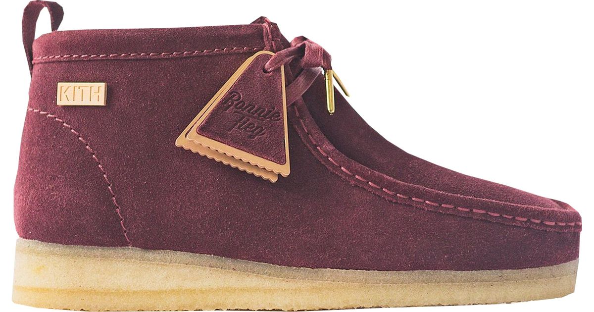burgundy wallabees