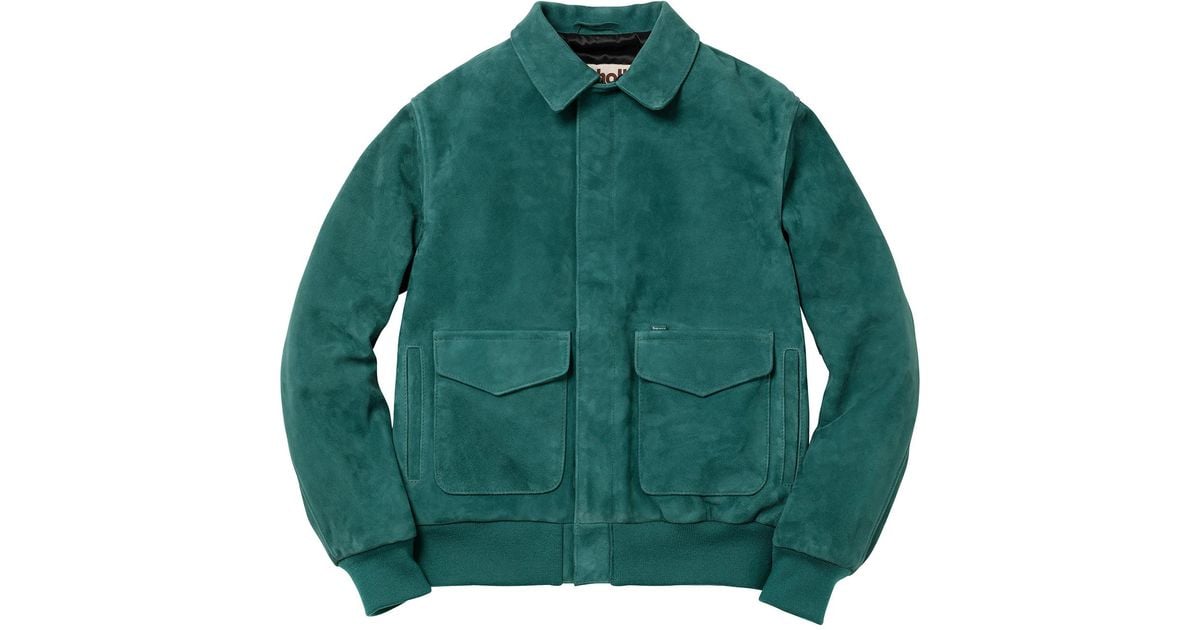 supreme suede jacket