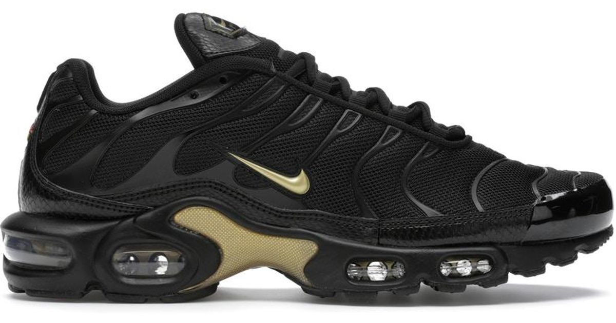 air max plus black gold