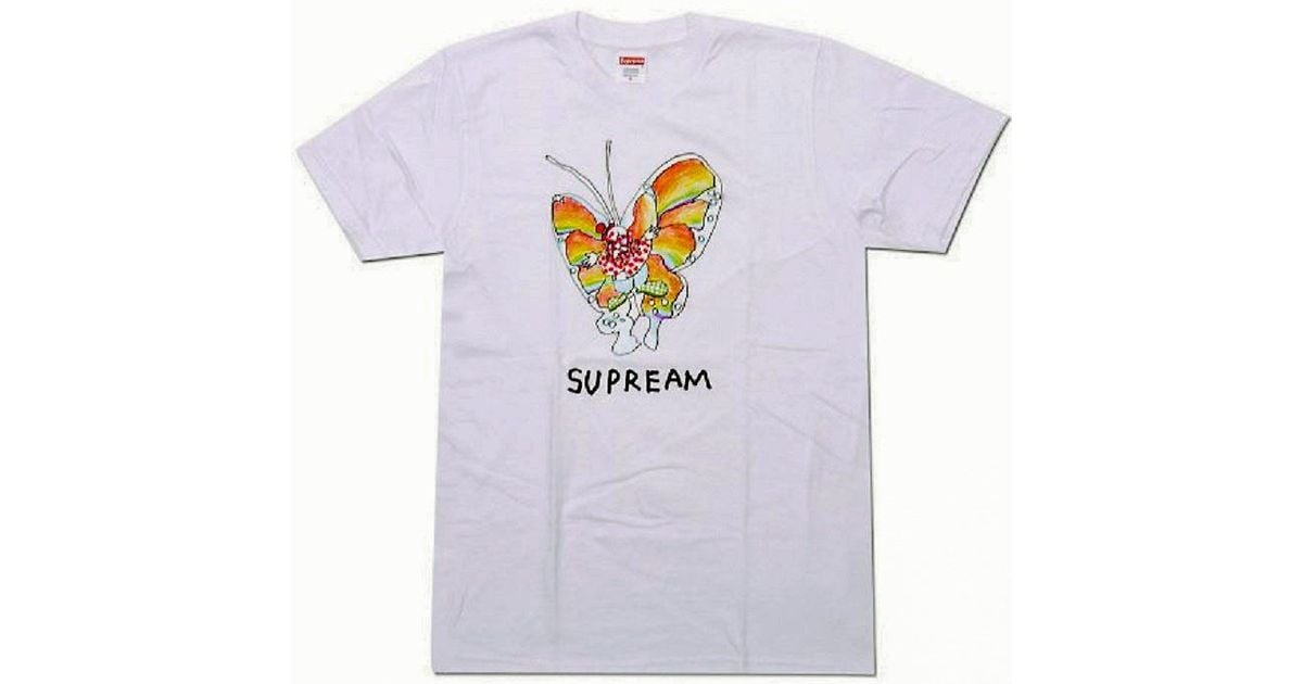supreme butterfly tee